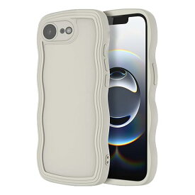 対応 iPhone 16e ケース カバー TPU シリコン質感 耐衝撃 落下防止 取付簡単 対応 アップル16e カメラ保護 レンズ保護 高級携帯電話ケース イフォン16e 用 (ホワイト)