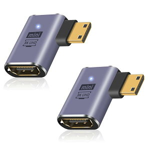 L^Mini HDMI to HDMIA_v^[, 8K HDMI~j HDMI2.1ϊA_v^[ Mini HDMI(IX) to HDMI(X) A_v^bLRlN^ 8K@60Hz, 4K@144Hz, 2K@240Hz HDR
