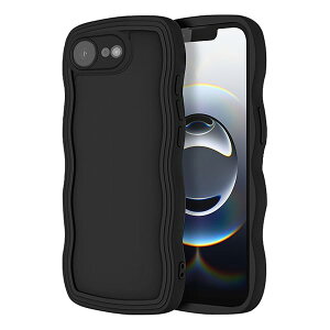 Ή iPhone 16e P[X Jo[ TPU VR ϏՌ h~ tȒP Ή Abv16e Jی Yی gѓdbP[X CtH16e p (ubN)