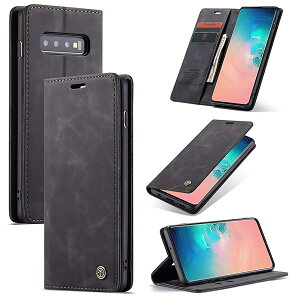 Samsung Galaxy S10 P[X 蒠^ PU U[ }Olbg J[h[ Sʕی ^ ϏՌ u Qi[dΉ  lC - ubN