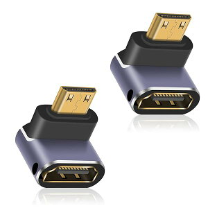 L^HDMI Mini HDMI ϊA_v^, 8K HDMI~j HDMI2.1ϊA_v^[ Mini HDMI(IX) to HDMI(X) A_v^bLRlN^ 8K@60Hz, 4K@144Hz, 2K@240Hz HDRΉ