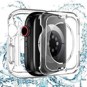 Ή Apple Watch P[X Series 9/8/7 Apple Watch Jo[ PCf IP68 hP[X 360Ǔx 3DpGbWfUC AbvEHb` P[X KXtB ̌^ {Ɏq d\ AbvEH