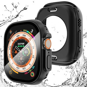 for Apple Watch Ultra 2/Ultra P[X 49mm y3 in 1h݌vz AbvEHb`tیtB+hیP[X+wʃP[X3 in 1fUC Apple Watch Ultra 2/Ultra ^b`