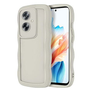 OPPO A79 5G 対応 ケース カバー シリコン質感 CPH2557 A303OP 耐衝撃 落下防止 取付簡単 カメラ保護 レンズ保護 高級携帯電話ケース OPPO A79 5G 用 (ホワイト)