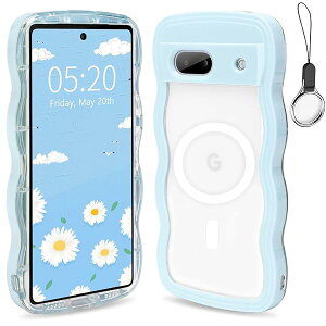 Google Pixel 6A P[X MagSafeΉ NA \tgTPUJo[ 킢 gt[ ˂ O[O sNZ6A 6.1C`p~ X}zP[XEF[u fUC ɃtBbg X}zJo[ 