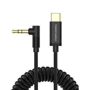 USB C to 3.5 mm TRSWbNϊP[u Jack Cable (LkP[u0.19M-0.45M), Type C to wbhtHϊA_v^[, Hollyland Lark M1/M2, iPhone, X}[gtH