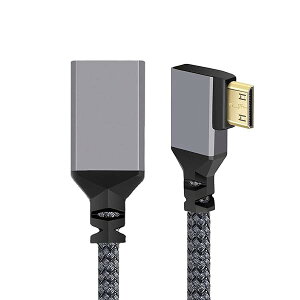 CY Mini HDMI - HDMI�P�[�u���AMini HDMI 1.4�I�X-HDMI���X 4K�����P�[�u�� 90�x���p�x