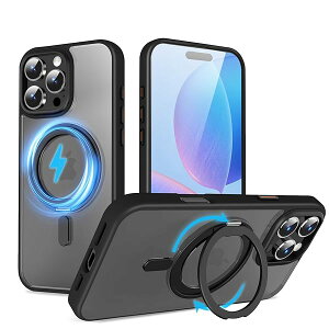 ݊i X}zP[XyiPhone 16ProMax p MagSafeΉ P[Xz360°]X^h CX[dΉ iphone 16 pro max p P[X Ot ČRMILKi phone16pro max p P[X 