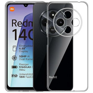 For Redmi 14C P[X Redmi 14C NA \tgJo[ Xgbvz[t TPU Yی ^ wh~ ϖh~ h~ Sی y SʕیJo[