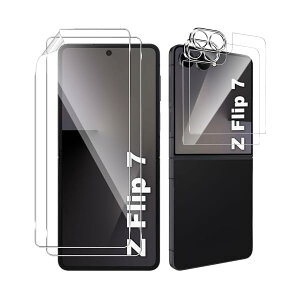 For Galaxy Z Flip7 tB(4)+JtB(2) KX+TPU 3D݌v ˖h~ h~ wh~ [wFؑΉ] CAȂ LYC یtB