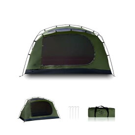 テント ツーリングドームテント TC ソロ 1人用 【SKY EYE 自立式 テント TC】 カンガルーテント TCテント 軽量 アルミポール 前後入り口 メッシュ天窓 焚き火可 2重層 小型テント キャンプテント コンパクト アウトドア ツーリング