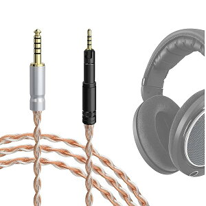 Apollo 6N P\ʂɋ⃁bL AbvO[h P[u [nCU[ Sennheiser HD620S HD599 HD550 HD505  wbhz Ή oXC 4c (4.4mmvO 120cm)