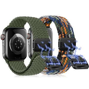 2 oh Apple Watch 41/40/38mm p xg ҂ rvoh iWatch Series 10 42mm Ή e͐ xg iC ҂ݍ CzobN X|[coh Y fB[X vo