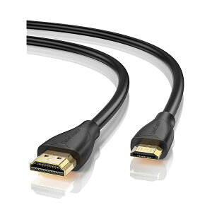 4K~jhdmiIXto hdmiIXP[u, HDMI to Mini HDMIϊP[u 4K 60Hz Ultra HD 3DΉ f[^] J/j^[/vWFN^[ȂǂɑΉ 0.9M ubN