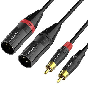RCA to XLRP[u, 3M o2 XLR to 2 RCA HIFIXeII[fBIAXs[JA}CNAAvAHIFIXeII[fBIVXeADVDv[[ADJRg[ɑΉ ubN