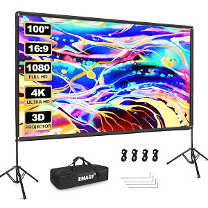vWFN^[ XN[ 100C` 4K 16:9 HD 3DΉ X^ht  y XN[ vWFN^[p projector screen p160° ȒP ܂肽ݎ ^  e z[