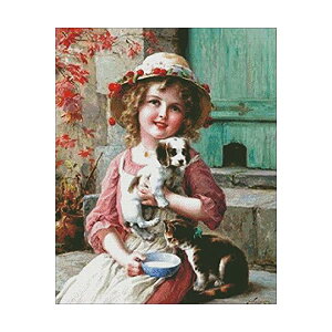 �V�����F�B�\���̃X�e�b�` �L�b�g �G�W�v�g�� 14ct 54x65cm240x300�j �N���X�X�e�b�`�h�J�L�b�g