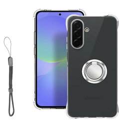 Galaxy A36 5G 用 ケース 保護カバー TPU製 ソフト 柔らかい手触り スクリーン & カメラ保護 耐衝撃 薄型 軽量 指紋防止 取付簡単 黄変防止 適用 Galaxy A36 5G [クリア 透明]