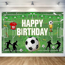 サッカー バースデー タペストリー サッカー 誕生日 飾り付け タペストリー おしゃれ 誕生日 壁掛け 写真背景 サッカー Happy Birthday パーティー フォトポスター おうちスタジオ 男の子 180x120cm