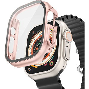 for Apple Watch P[X 40mm 41mm 44mm 45mm Ή ƌ݊ b Ultra V[Y̊Oςɕϊł܂ KXtB ̌^ apple watch p Jo[ AbvEHb` P[X h~ Ϗ