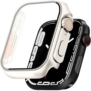 for Apple Watch P[X 40mm 41mm 44mm 45mm Ή ƌ݊ b Ultra V[Y̊Oςɕϊł܂ KXtB ̌^ apple watch p Jo[ AbvEHb` P[X h~ Ϗ