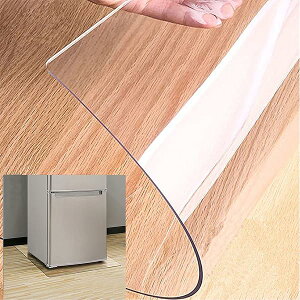 冷蔵庫 マット PVC 透明 床保護マット 75×90cm 無味 キズ防止 凹み防止 縮みなし 厚さ2mm 無色 冷蔵庫 耐震マット 洗濯機も適用 (XLサイズ 75×90cm 〜700Lクラス)