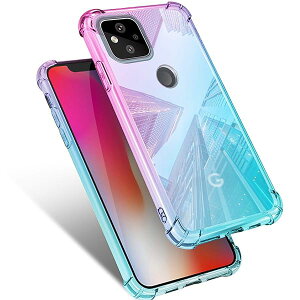 Google Pixel 4A 5G �P�[�X �N���A �ϏՌ� ���^ �O���f�[�V���� ���� TPU�o���p�[ ���^ �y�� ���o