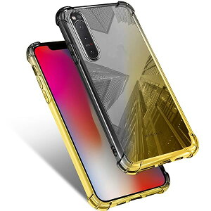 Xperia 5 II �P�[�X �N���A SOG02 SO-52A �ϏՌ� ���^ �O���f�[�V���� ���� TPU�o���p�[ ���^ �y�� ��