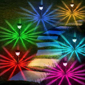 �K�[�f�����C�g ���O �\�[���[���C�g 4��/�Z�b�g���F�ω� 7�F �����_�� ���z���p�l���[�d IP65