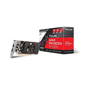 PULSE Radeon RX 6400 GAMING 4GB �O���t�B�b�N�X�{�[�h 11315-01-20G VD8084 �u���b�N