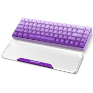 キーボード用リストレストCNCアルミニウム合金アクリル 60% 68 キー透明素材 滑らかな表面 滑