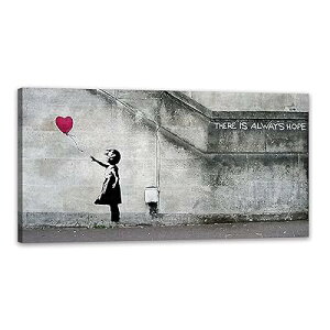 oNV[ ԂDƏ A[gpl ^ banksy mN |X^[ G Ǌ|  C  ؘgt̊i (40x80cm)