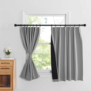 ���S�Ռ� 1�� ��d�J�[�e�� 100���Ռ� ���n �Ö� ��100cm��110cm �O���[ 2���Z�b�g �ՔM �h�� �h��