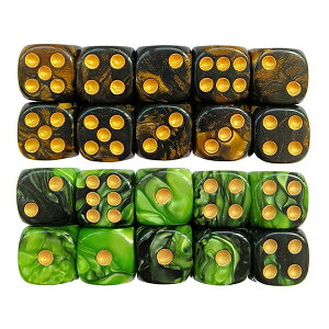 �T�C�R�� ���ʑ̃_�C�X 20�� 2�F D6�T�C�R�� 16mm �u�����h�J���[ ���ꂢ 6�ʃ_�C�X �e�[�u���Q