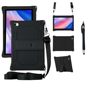 Teclast P20HD/p30s/M40 PRO /TLA007/M40 Plus 10.1�C���` �P�[�X�\�t�g �V���R�� �P�[�X �ϏՌ� �h�� �E��