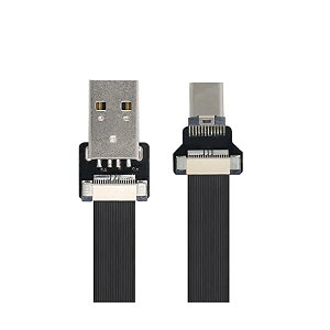 USB 2.0 Type-A �I�X����USB-C Type-C�I�X �f�[�^�t���b�g�X����FPC�P�[�u�� FPV & �f�B�X�N & �d�b�p 20
