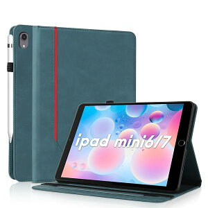 iPad Mini 7 (A17 Pro 2024) / iPad Mini6 �P�[�X 2021 8.3�C���` ��7/6���� �ϏՌ� PU���U�[ �J�o�[ Apple Pencil