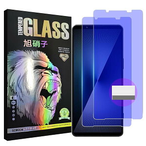 Xperia 1 VII SO-51F / XQ-FS44 / SOG15 �K���X�t�C���� �u���[���C�g�J�b�g �w��F�ؑΉ� �y2���Z�b�g -