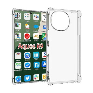 �w�S�ʕی�xAQUOS R9 �p�̃P�[�X SH-51E �p�̕ی�J�o�[ ���^ TPU�ގ� �w�l�����G�A�N�b�V�����\