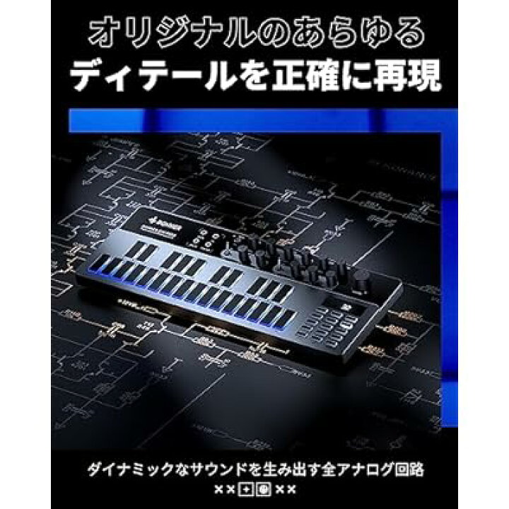 楽天市場】Donner シンセサイザー Essential B1 アナログ ベース 
