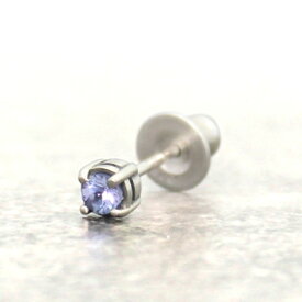 メーカー取り寄せ品 AQUA FORTIS アクアフォルティス タンザナイトピアス シルバーピアス 誕生石 片耳分 FPP-004F/tanzanite