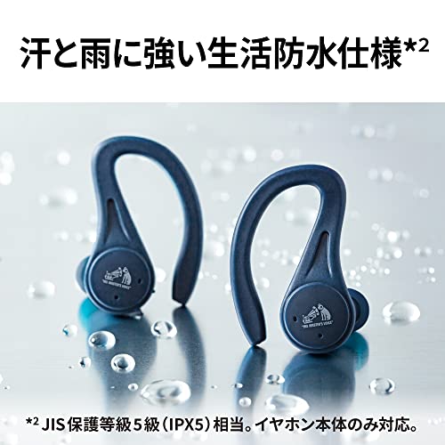 Victor HA-EC25T 完全ワイヤレスイヤホン 耳かけ式 本体質量6.9g(片耳