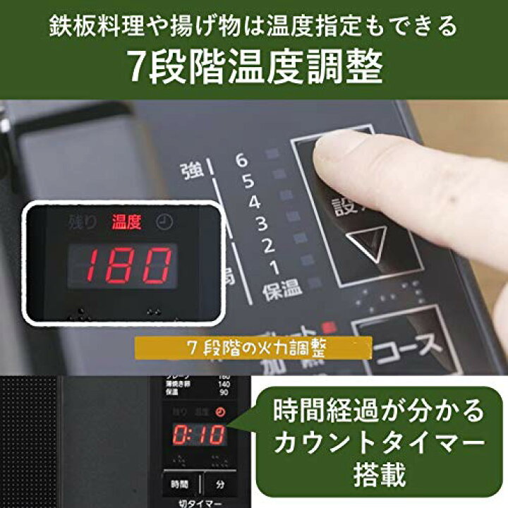 楽天市場】パナソニック ホットプレート IH 7段階火力調整 焼肉 ホット 
