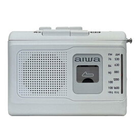 とうしょう aiwa ラジカセ ポータブル カセットレコーダー AM ワイドFM ホワイト GAA4-PCR0001(WH)