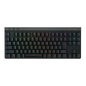 Logicool G �Q�[�~���O�L�[�{�[�h G515 LIGHTSPEED TKL ���^ ���C�����X �e���L�[���X �L�[�{�[�h G515-WL-LNBK ���j�A �Ԏ� �Â��ȃ^�C�s���O ���{��z�� LIGHTSPEED Bluetooth �ڑ��Ή� LIGHTSYNC RGB PC �u���b�N 