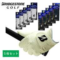 ▼お得な5枚セット▼ブリヂストンゴルフ　GLG12　ストレッチグローブ 全天候型　人工皮革（クラリーノ/ソ…