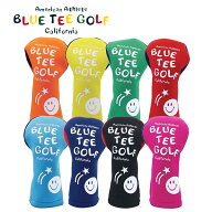 ブルーティーゴルフ　ヘッドカバー　HC－034　スマイルストレッチヘッドカバー　/BLUE　TEE　 GOLF
