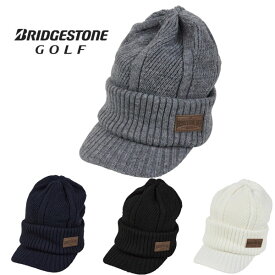 ブリヂストンゴルフ　25年秋冬 ツバ付きニット　CPW25I　ニット帽/ニットキャップ/帽子/BRIDGESTONEGOLF