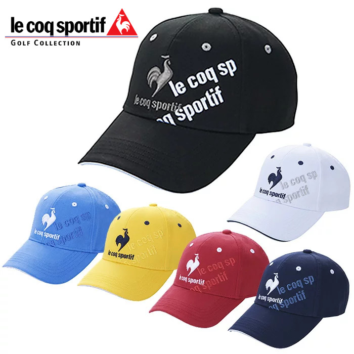  ルコック ゴルフ  メンズ ウェア キャップ　ＱＧＢＴＪＣ００　全６色   le coq sportif GOLF　<br>定番ロゴキャップ 帽子(UVケア(UPF50))