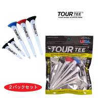 ▼2個セット▼ツアーティー コンボ ホワイト　Tour Tee Combo 5本入り×2パック ロング （80mm）×6本 シ…